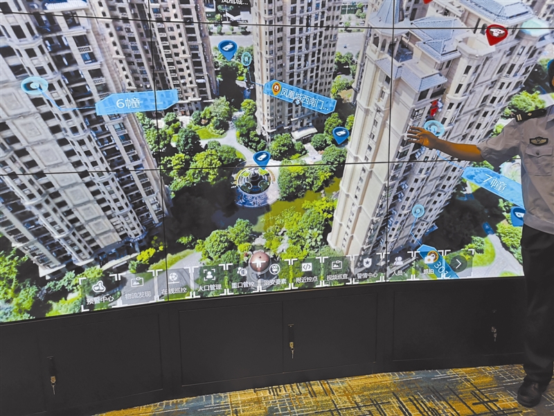 住11楼小高层装室外监控看小区,小区楼顶全景监控