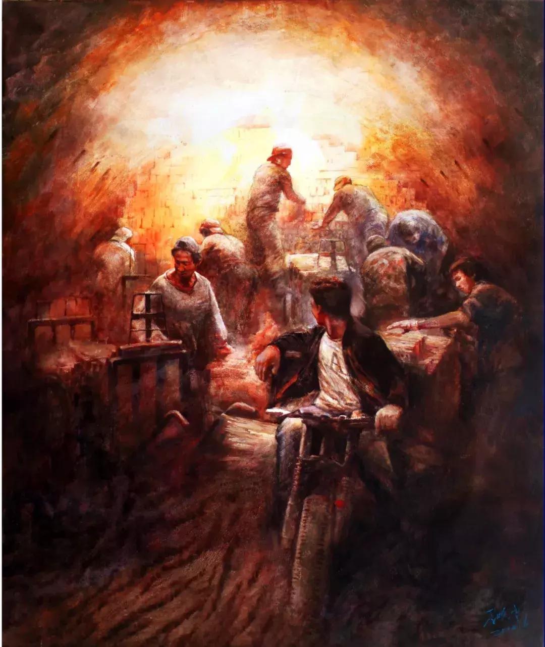 夏晓云水彩画图片,艺展中国油画作品欣赏