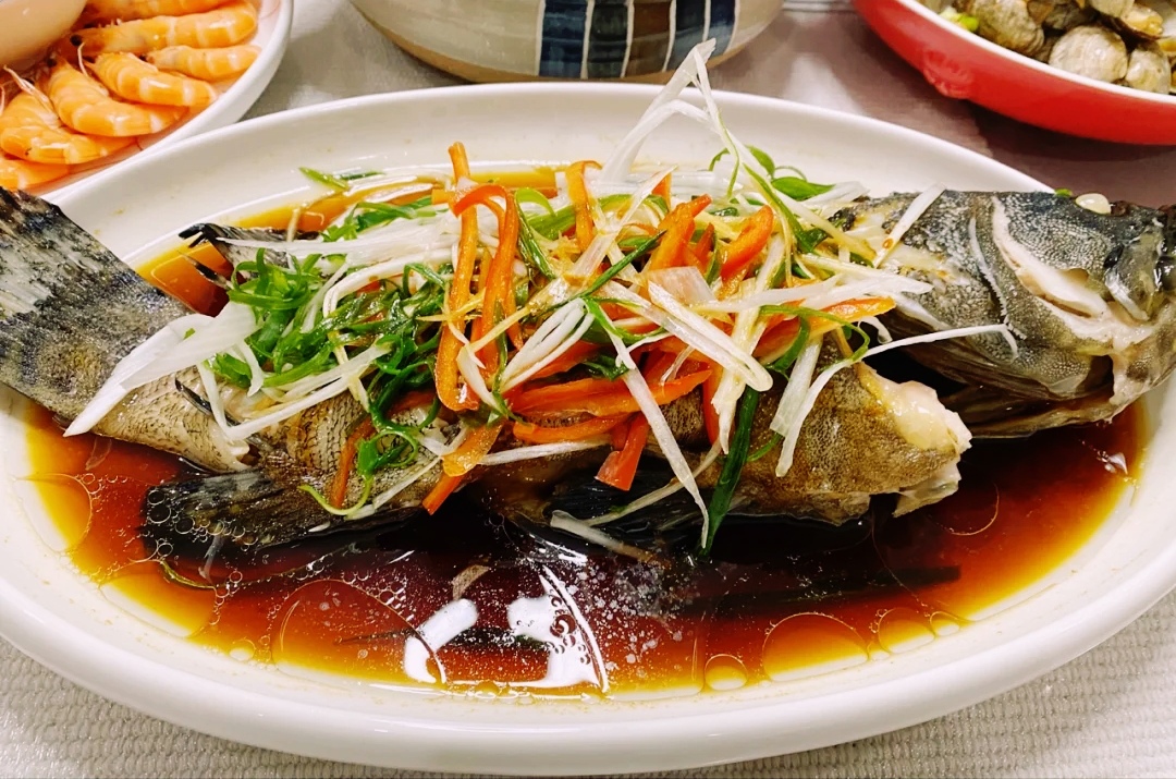 清蒸石斑鱼八爪鱼的做法大全,家常菜美食菜谱清蒸甲鱼