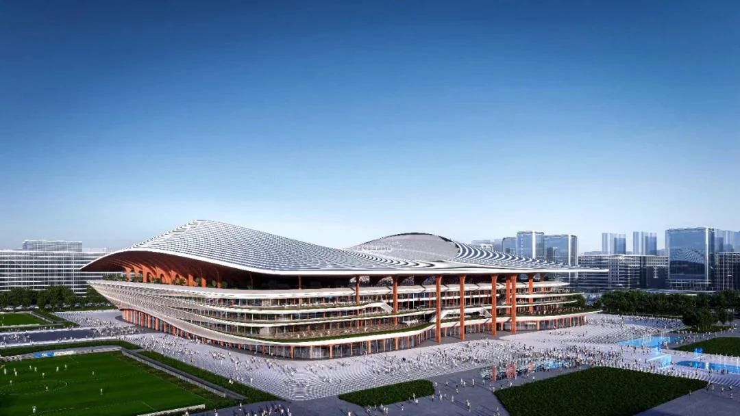 西安6万人足球场效果图,西安专业足球场建设进度