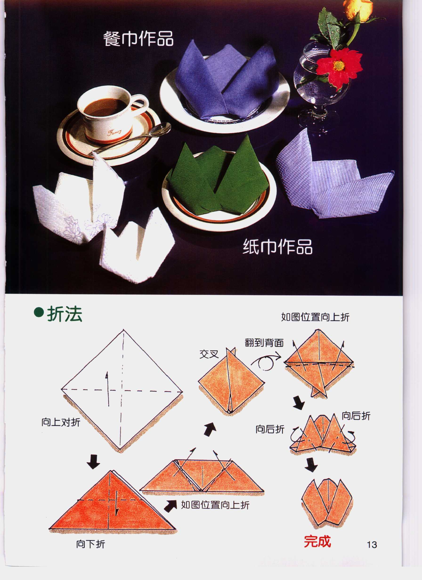 折餐巾怎么折视频,餐巾怎么折纸视频
