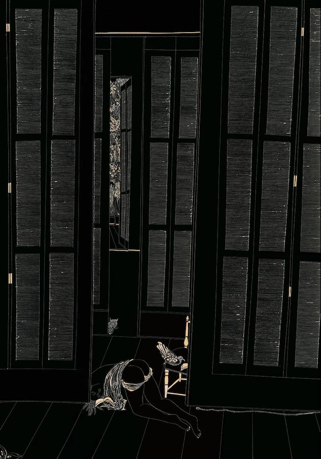 冷冰川水墨作品欣赏,冷冰川墨刻完整视频