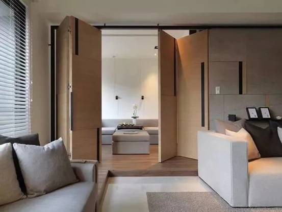 小户型遇上折叠门，房间立马增大10㎡