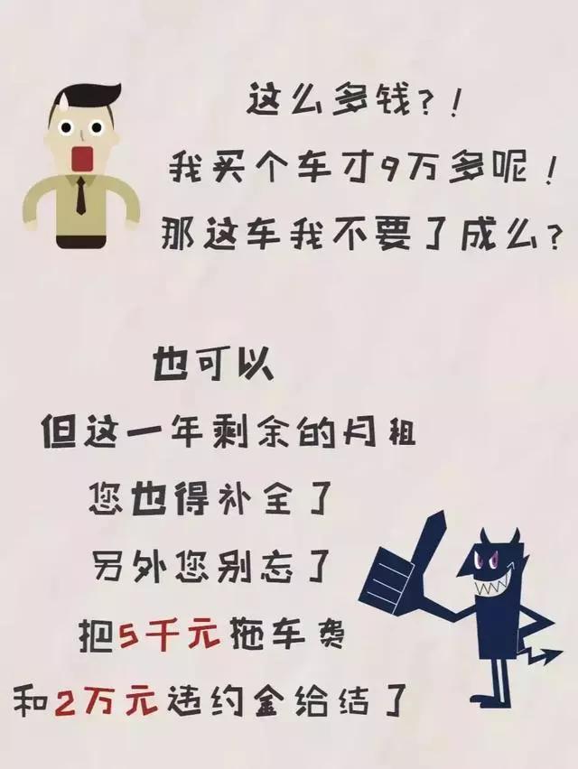 汽车“以租代购”是馅饼还是陷阱？这些套路要先摸清！