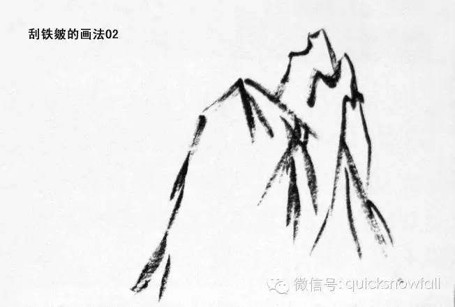 北派山水画山石画法,山水画技法山石的基本画法解析