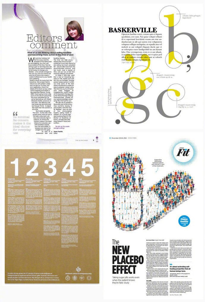 设计报刊版面,精美的杂志设计图