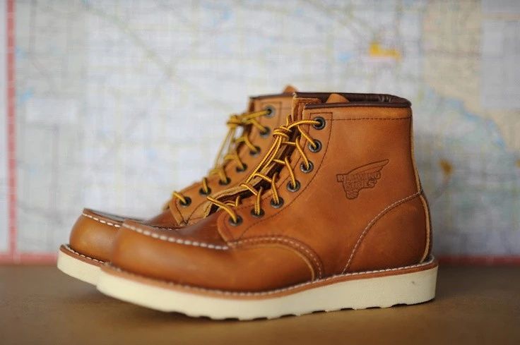 red红翼复古靴,复古靴白色