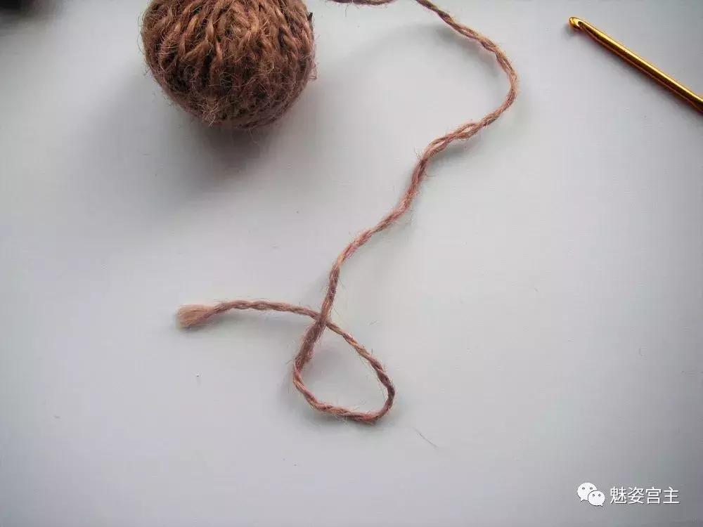 一柄钩针就可以完成的编织小物件,软萌可爱,教程详解