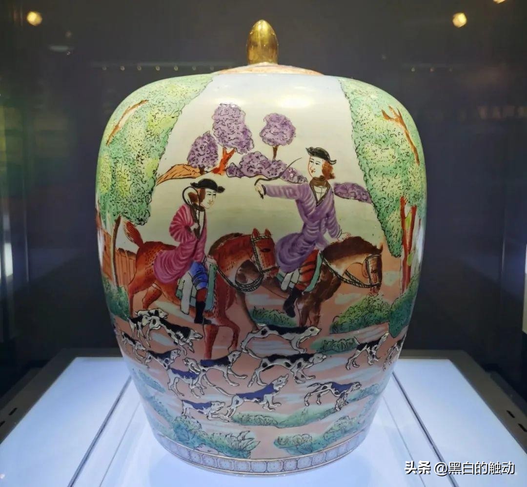 欧洲皇室专用瓷器,欧洲领主用骑兵换瓷器