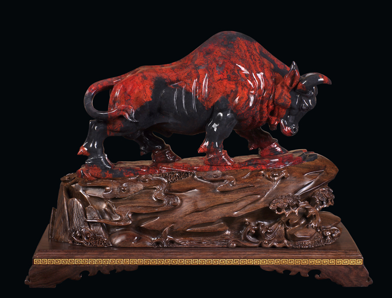 桂林鸡血玉精美配饰,天然玉石桂林鸡血玉鉴定