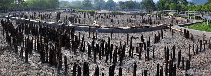 古代建筑是怎么打地基的,古代木头别墅建造过程