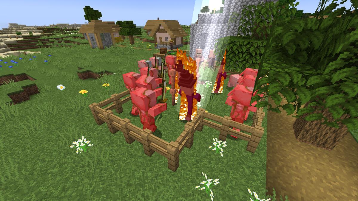 我的世界村民防御村庄,我的世界护卫怎么做