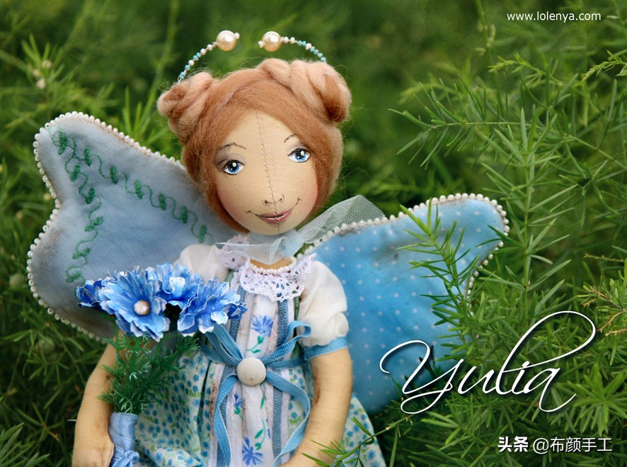 OlgaAbakumova的布艺娃娃,魔法花园里小花仙