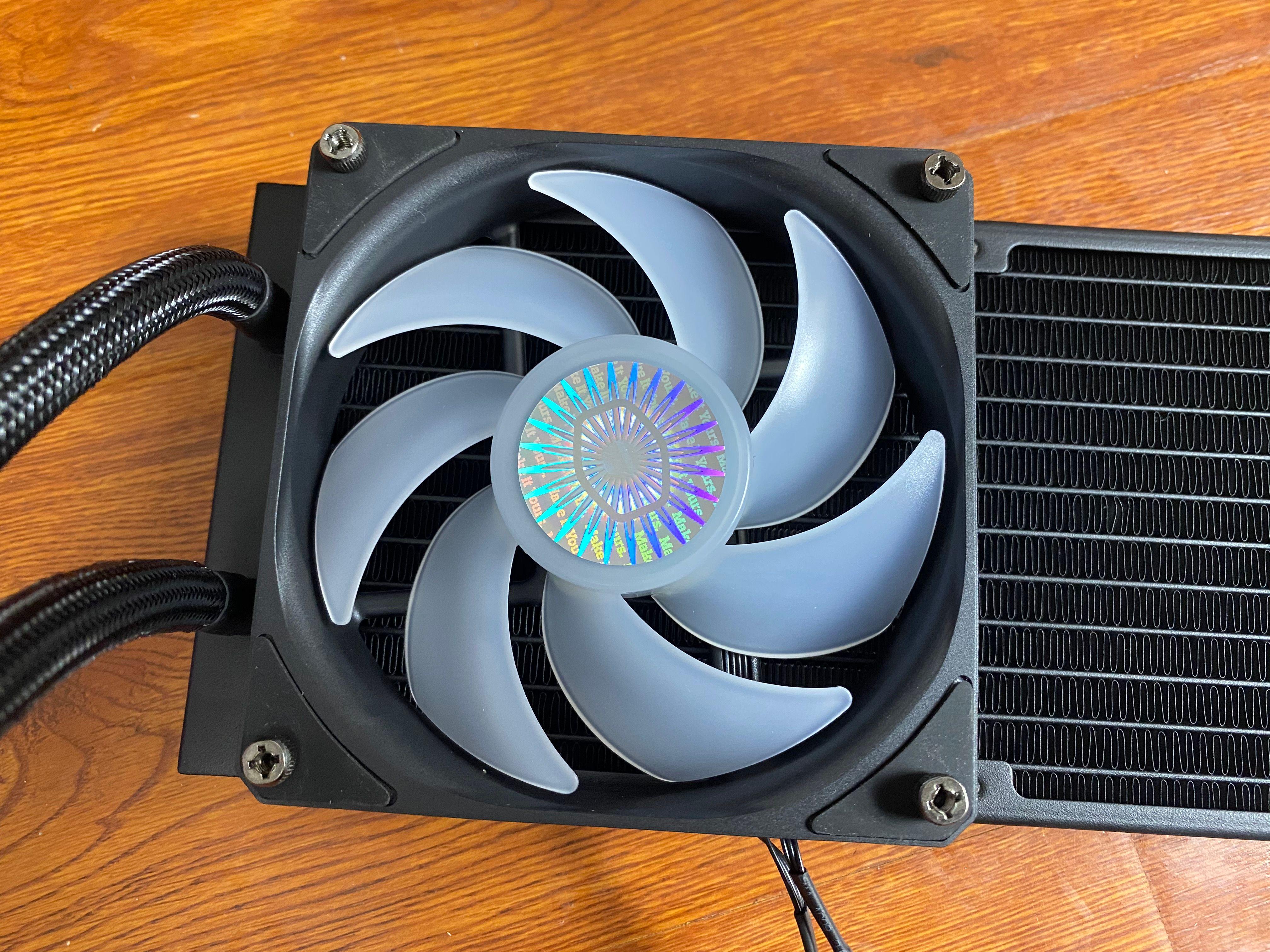 冰神b360水冷散热器评测,amd水冷