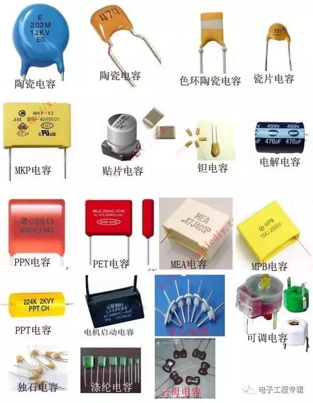 电解电容正负符号识别,电容的电路符号