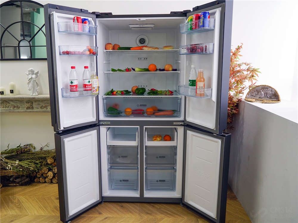 美的45l单门小型冰箱测评,美的冰箱446升深宽高多少