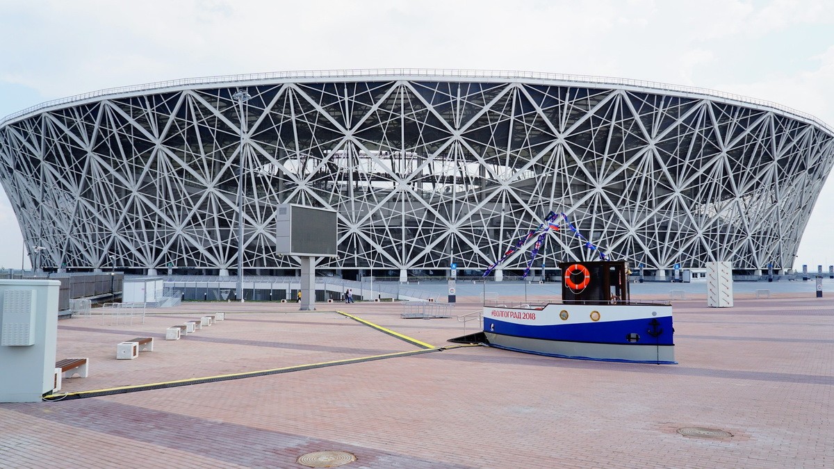 坐落于伏尔加河畔的璀璨钻石——俄罗斯足球体育馆Volgograd