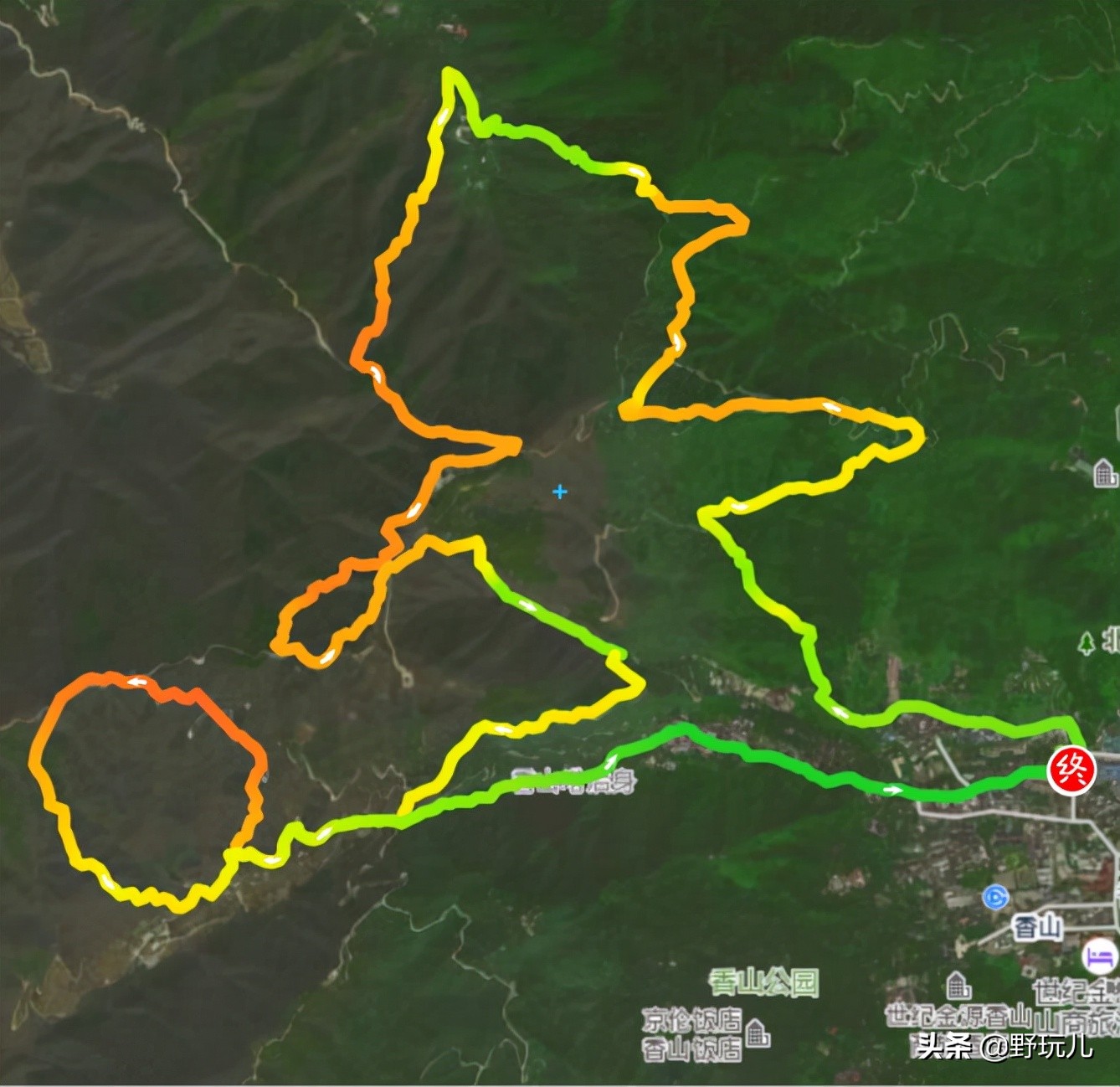 徒步旅行轨迹图制作,徒步路线图100个经典