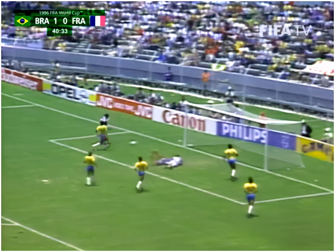 2006世界杯法国vs巴西经典图片,1986法国巴西