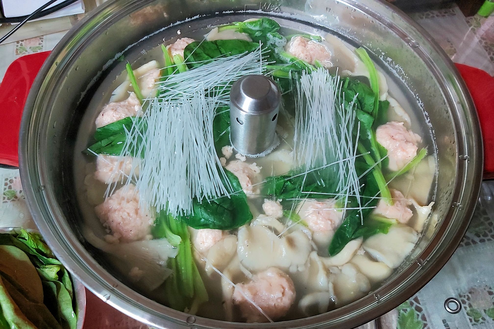 虾滑菠菜汤做法步骤,虾滑菠菜汤正宗做法