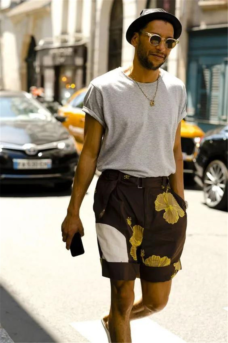 男士短裤搭配技巧明星,男士短裤搭配技巧显瘦