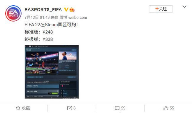 fifa22在steam叫什么,fifa23steam被下架