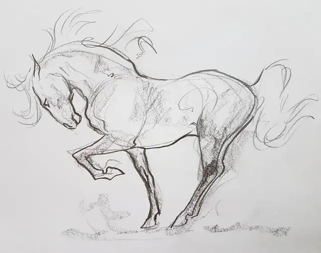 马怎么画简单图画,马怎么画更真实
