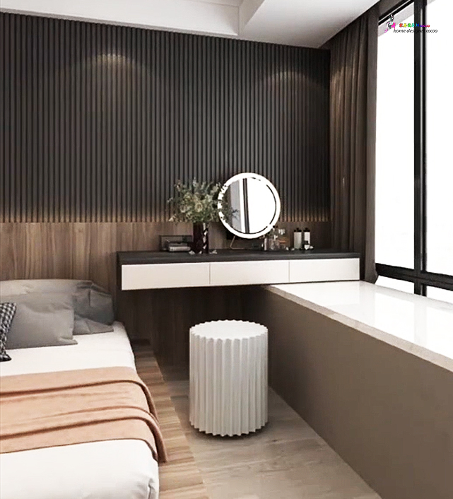 卧室布置一床一衣柜,小平米主卧室多收纳设计方案