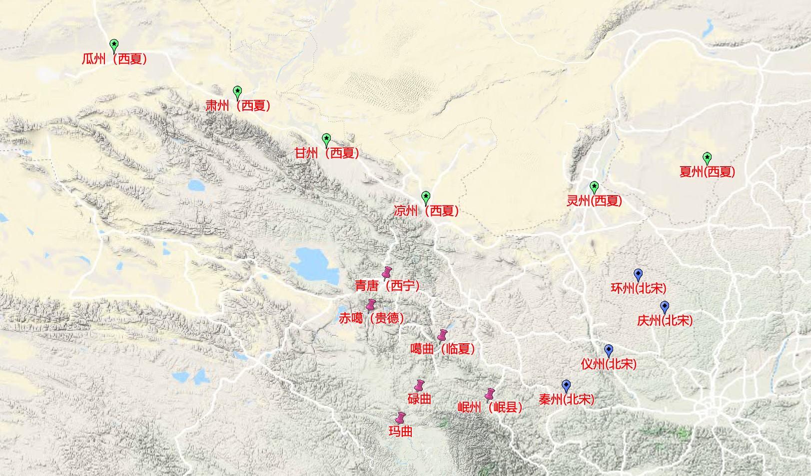 北宋北伐之战,北宋收复吐蕃哪个地方