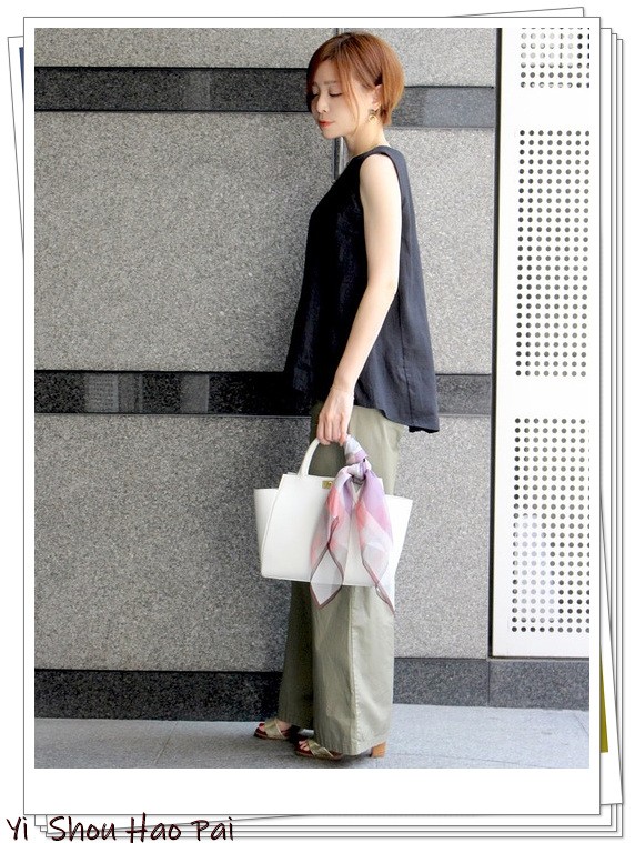 绿色阔腿裤搭配什么上衣女,绿色阔腿裤穿搭冬季女搭配