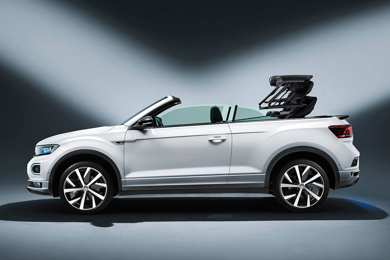 t-roc探歌敞篷版视频无水印素材,大众t-roc探歌2022款280tsidsg两驱