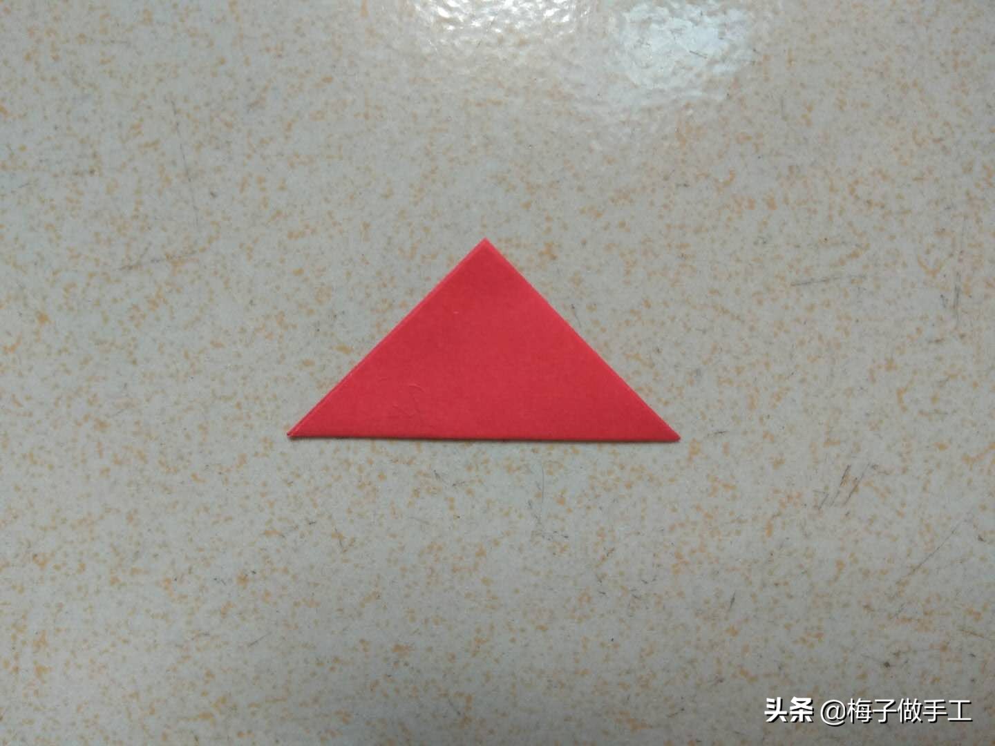 520送情侣玫瑰花折纸简单漂亮,情人节送玫瑰花手工折纸