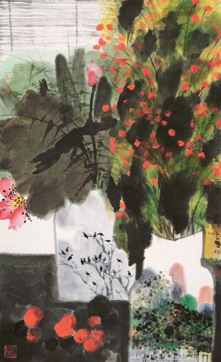 他说画画就是玩玩而已，一不小心成了艺术家