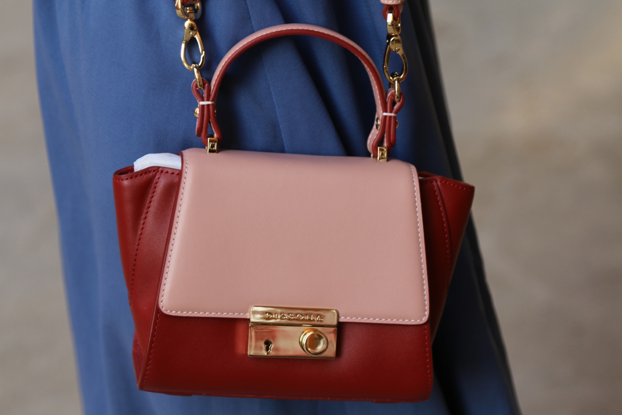 dissona高级感手提包,迪桑娜时尚牛皮手提包