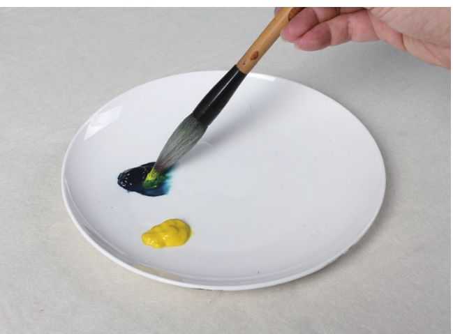 国画教程山水画颜料,零基础学国画基本画法