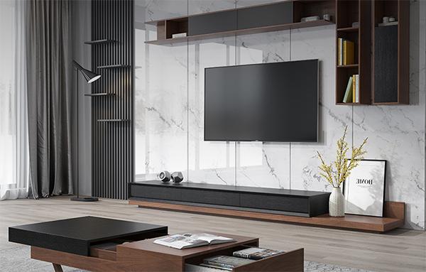 电视机挂墙上好看还是放电视柜,电视机放电视柜上还是挂墙好