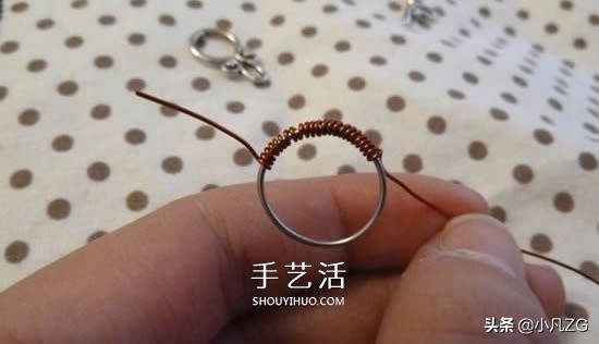 铜线手工制作手链,铜丝手链diy
