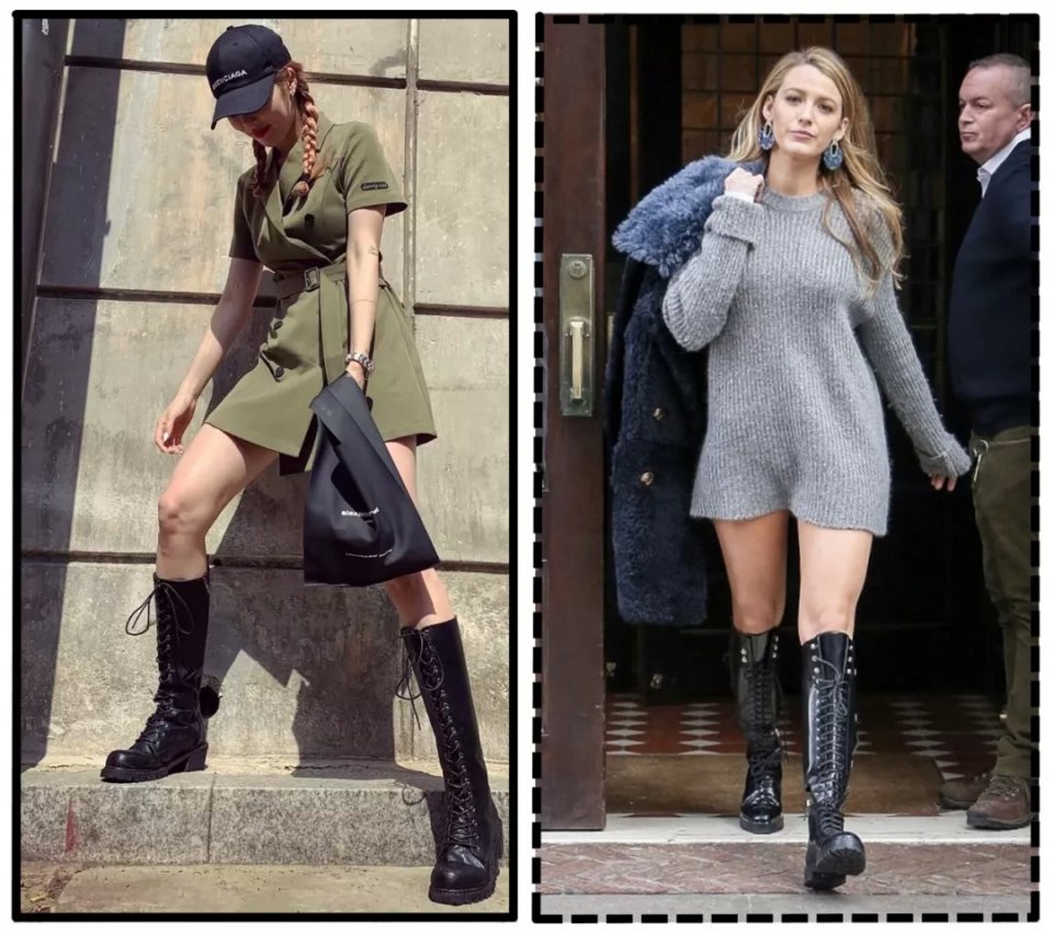 欧阳娜娜最喜欢的马丁靴,欧阳娜娜马丁靴