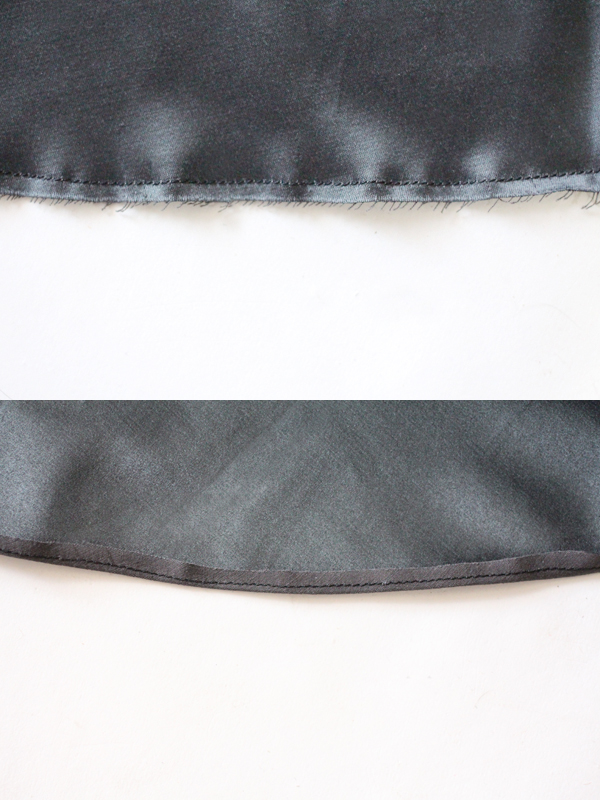 大弧形下摆卷边的技巧,下摆最快卷边手法视频