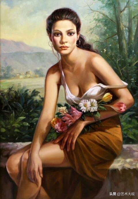 欧美顶级油画人物,人物油画的绘画教程视频