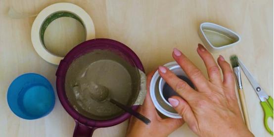 diy水泥花盆,混凝土花盆模具的操作过程