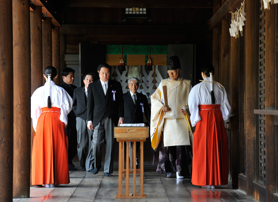 日本靖国神社里面都有什么,日本所有神社是不是都有战犯