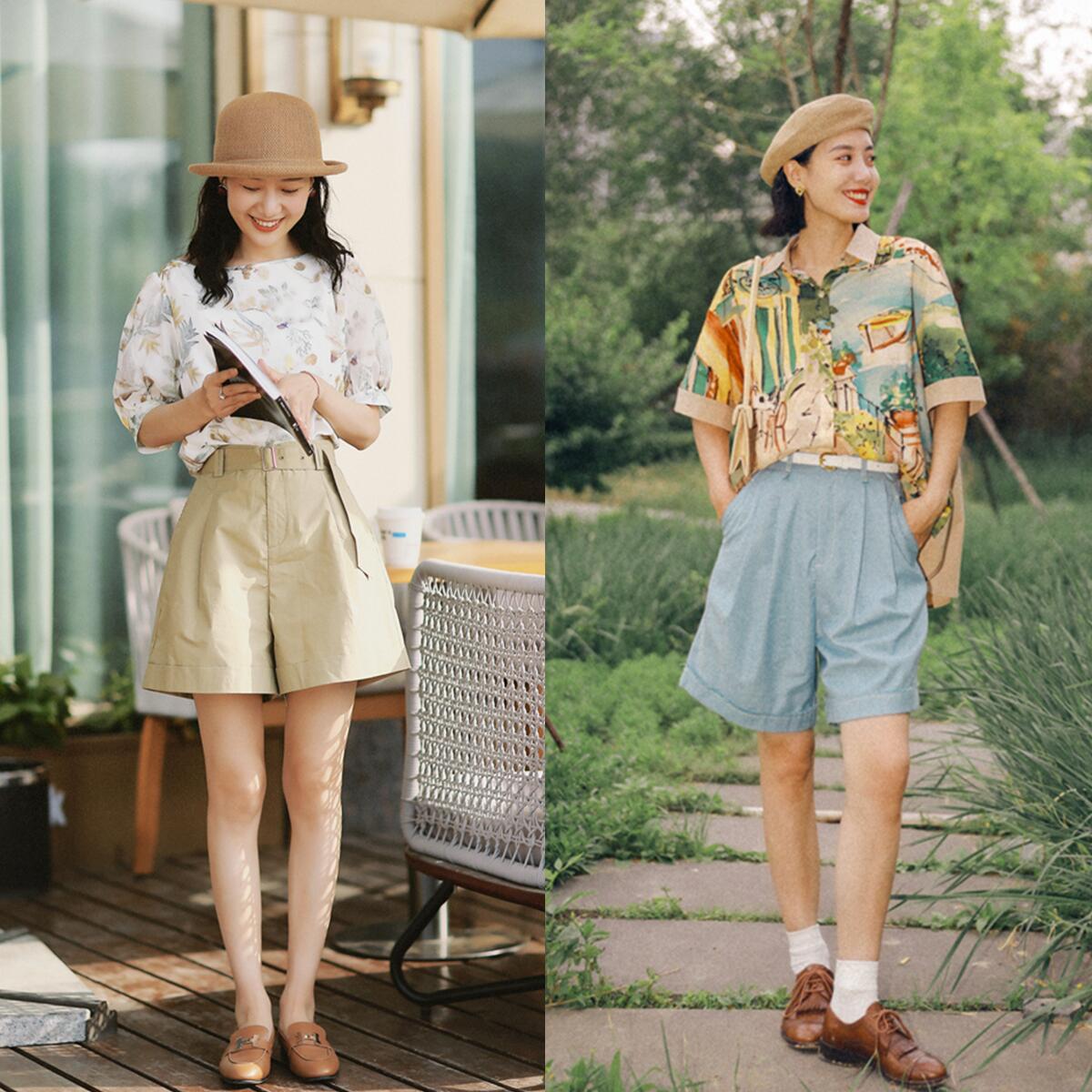 夏天男生黑色短裤搭配什么上衣,白色短裤配什么上衣和鞋子好