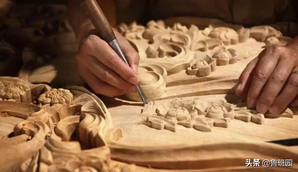实木木板雕刻工艺,榫卯结构木头雕刻