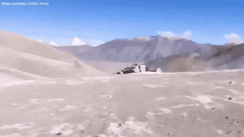 中国200辆坦克,印军坦克和中国坦克