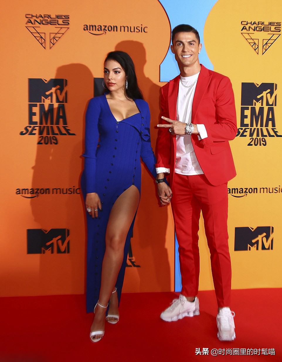 c罗女友走戛纳红毯,c罗和女友颁奖典礼