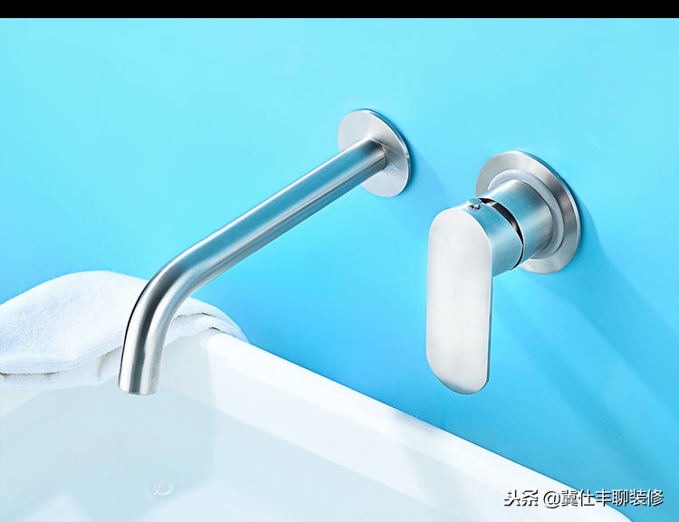 双孔入墙冷热水龙头安装示意图,入墙式水龙头要选品牌的吗