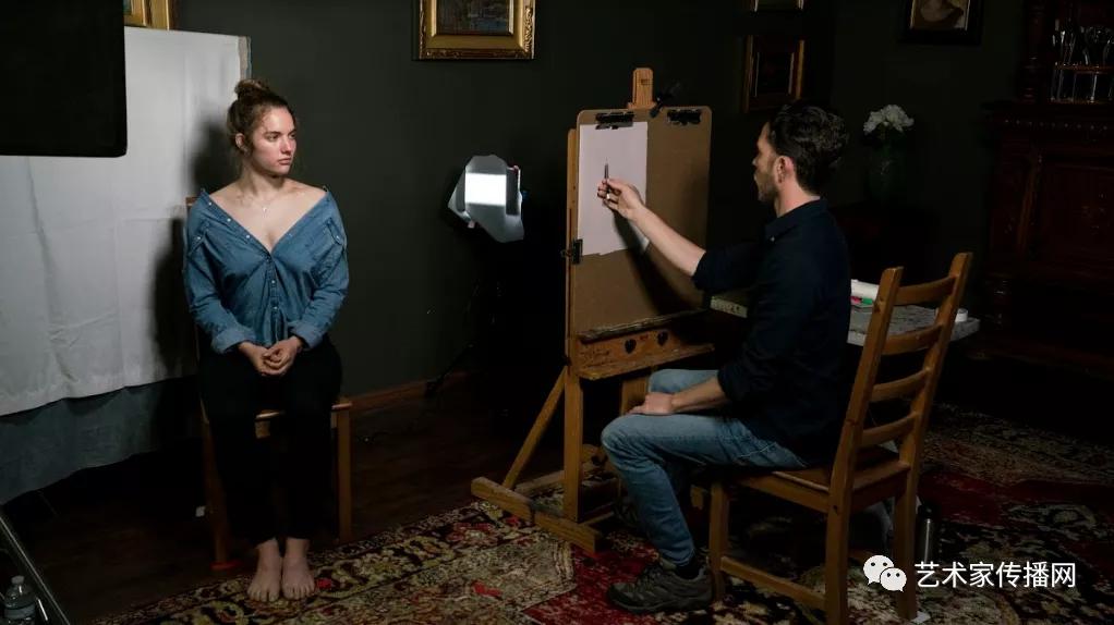 美国写实油画大师作品欣赏,写实油画中国女肖像脸部调色技巧