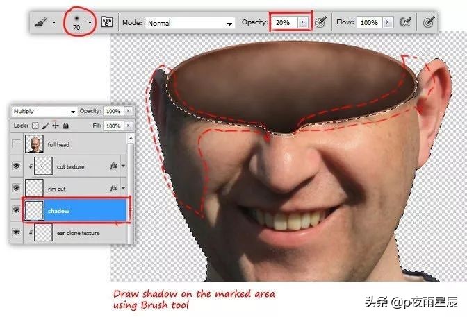 ps制作超现实创意人像,通过ps制作一幅超现实人像特效