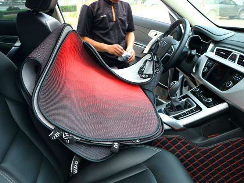 夏季冰丝汽车坐垫透气凉爽不闷热,夏日清凉坐垫